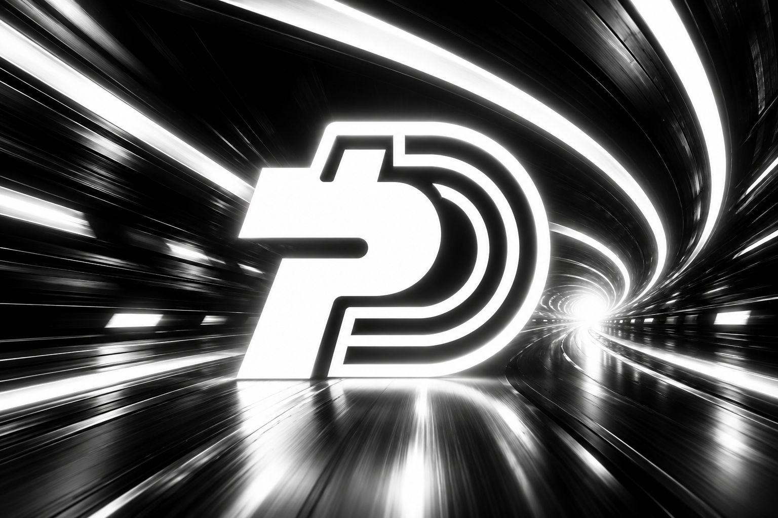 PaidDebt logo in motion tunnel